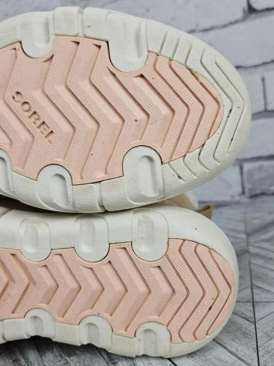 Sorel Womens 9 NL4451-262 Cozy Suede Winter Boots Sherpa Lined Booties Beige - Picture 13 of 15